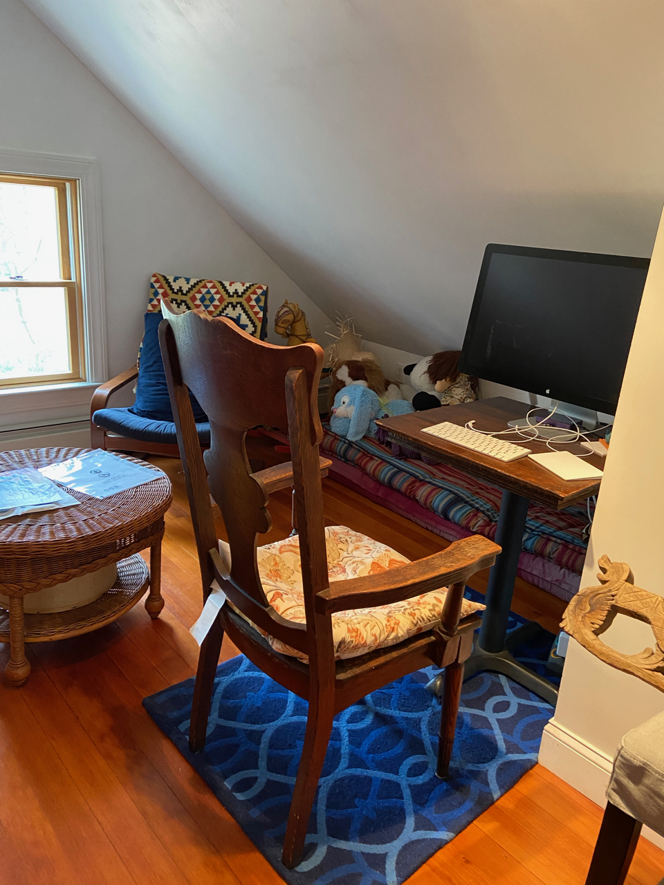 Aran Parillo's working from home workspace